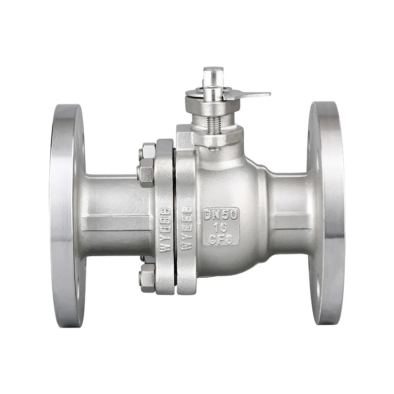 ANSI 150LB Manual Floating Ball Valve Stainless Steel Flange Ball Valve