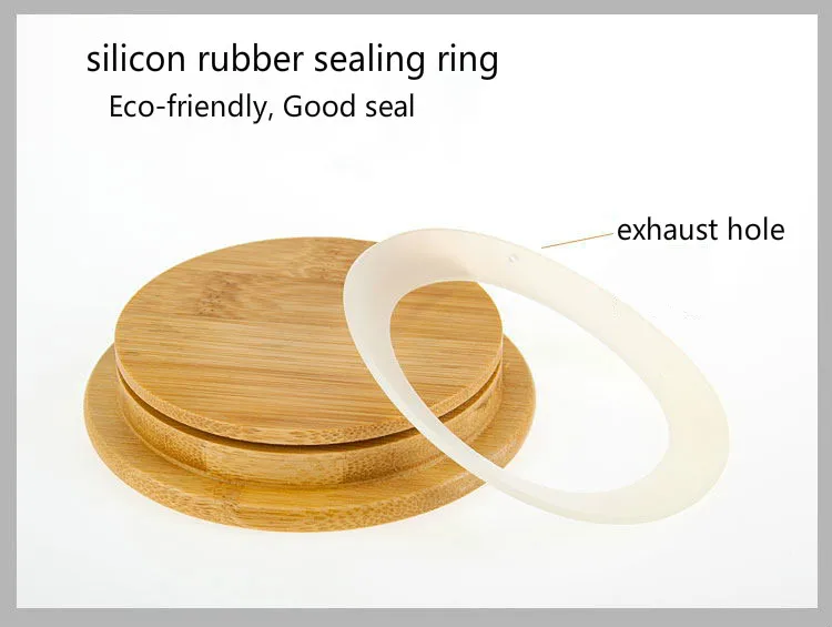 Высококачественные деревянные и бамбуковые крышки под заказ для банок/бутылок для свечей