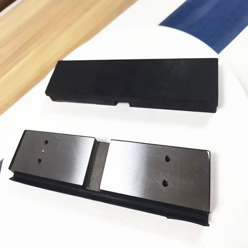 Glass beveling machine rear platen