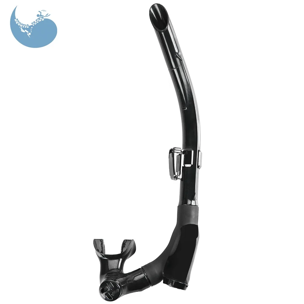 2020 new top quality silicone swim snorkel two purge valves snorkel freediving snorkel