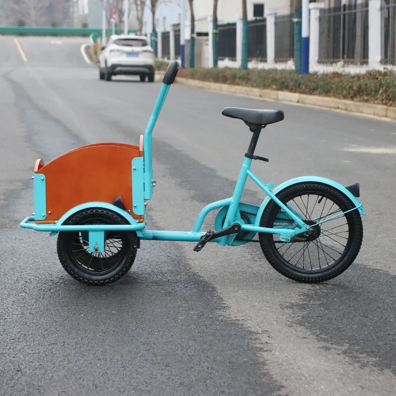 high quality children three wheel tricycle taking pets out door cargo bike  child cargo bike kid tricycle for sale