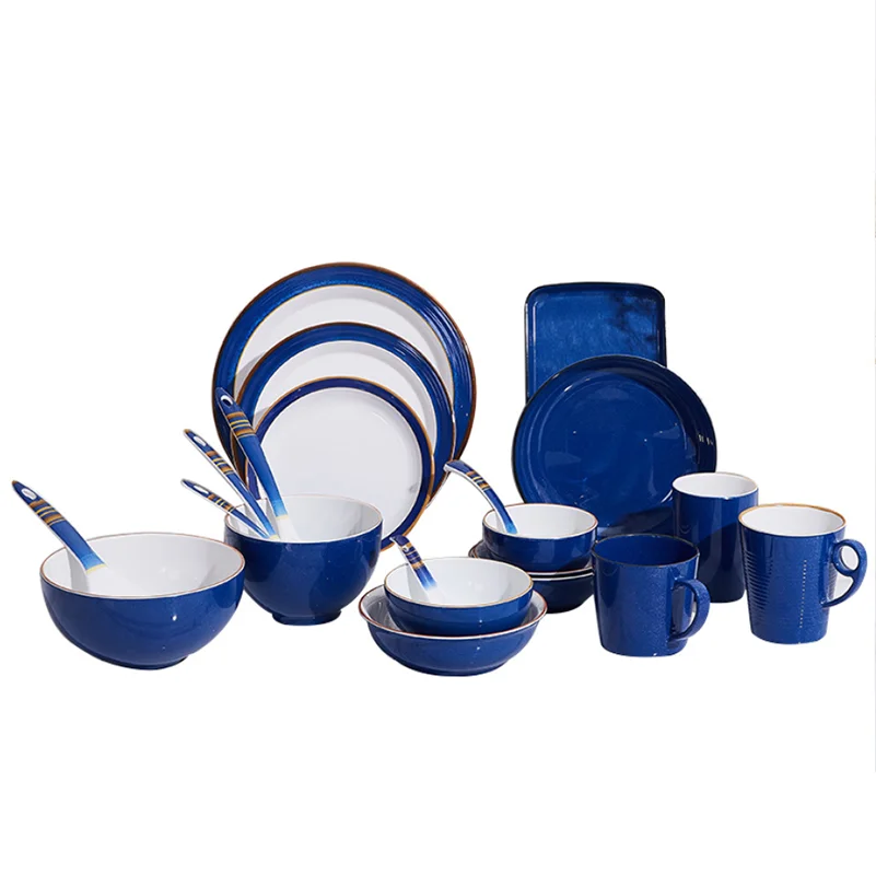 
Custom printed Wholesale White Melamine Plates Kitchenware Dinner Set 