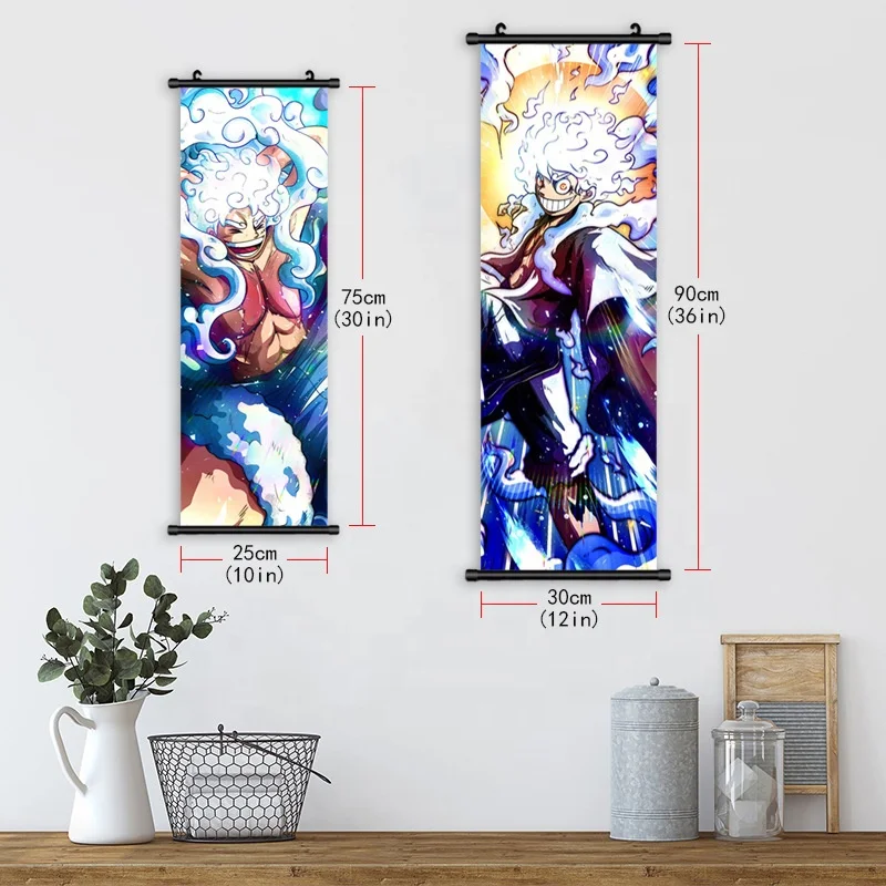 Популярные товары аниме-плакаты с принтом ткани популярное аниме Nika Luffy Nami Sanji настенные домашние плакаты