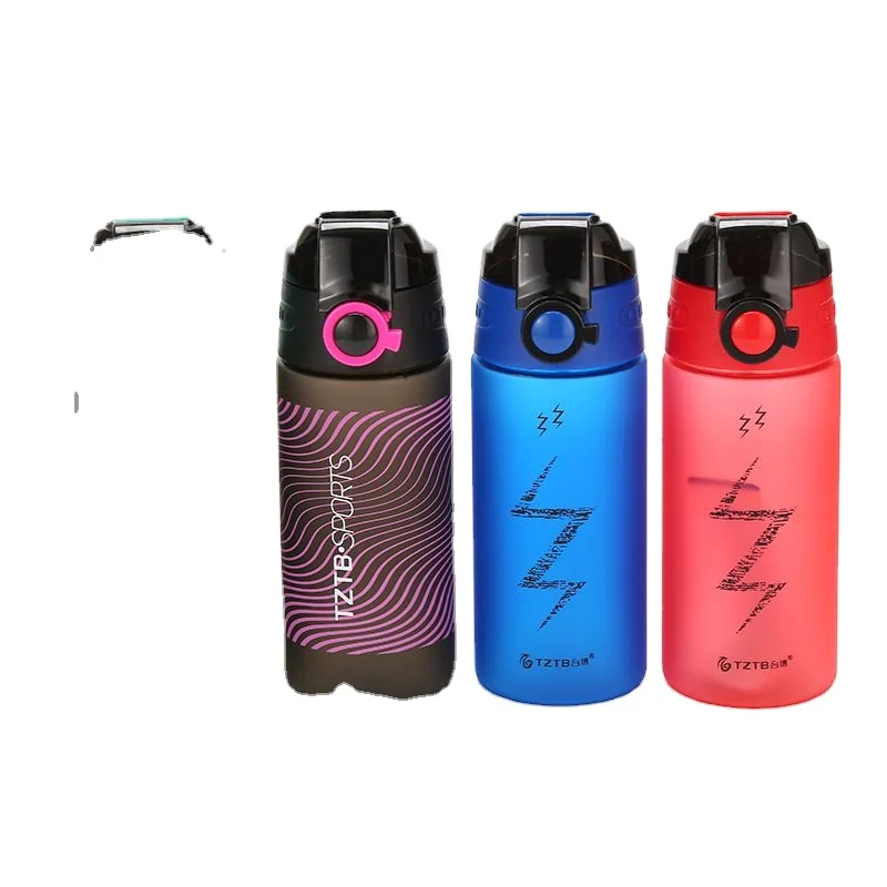 Cool sports cup Professional sports bottle, green plastic anti-bang