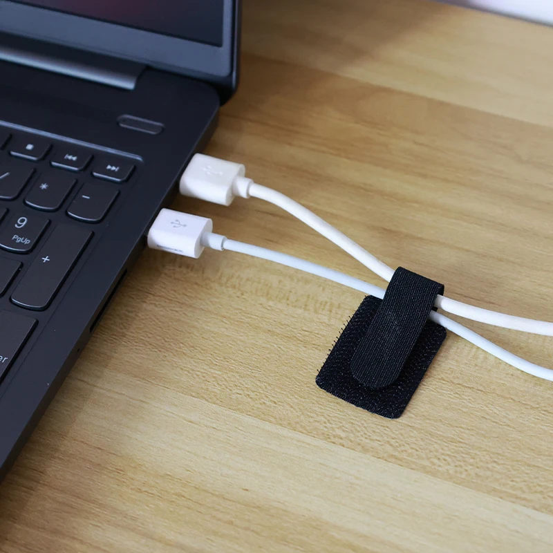 Factory Hot Sale Multi-Colors 3M Reusable Cable Tie Adjustable Hook And Loop Strap Writable Marking Office Cable Management