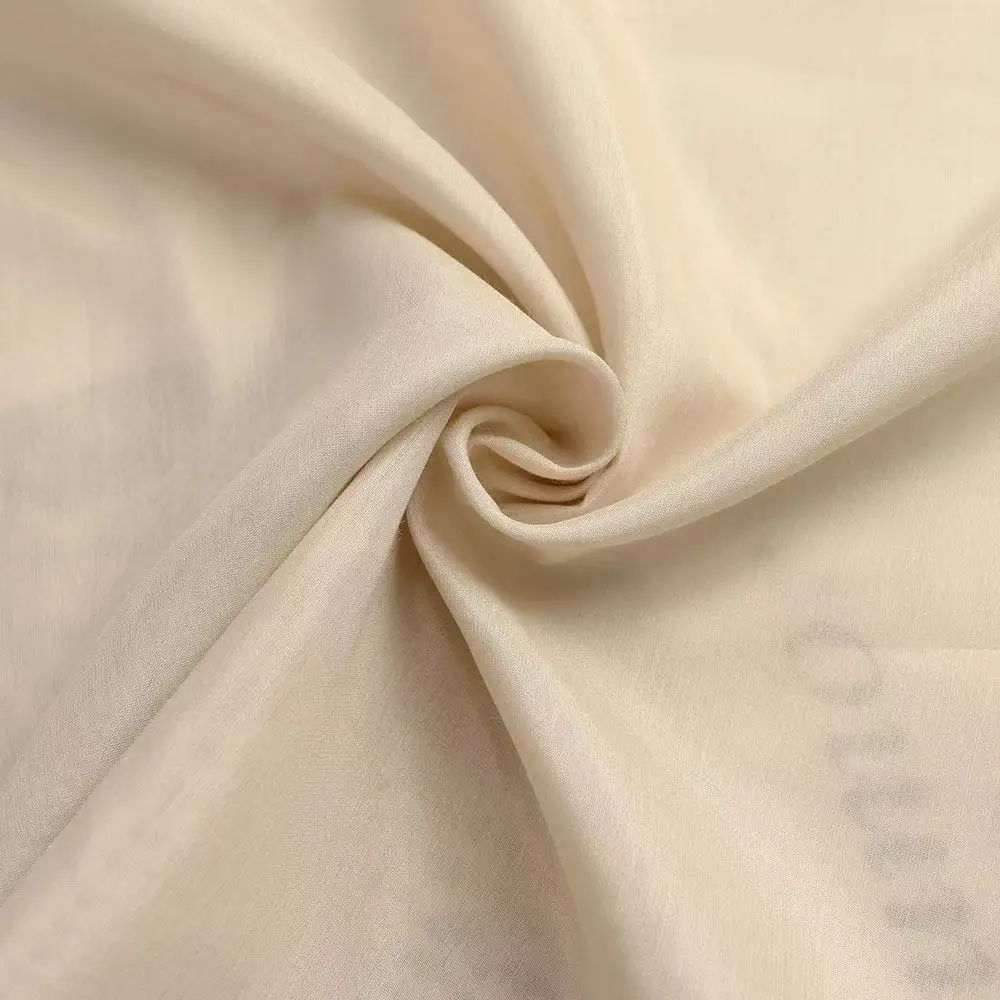 Y1 High quality 30% Mulberry silk + 70% Cotton woven fabric