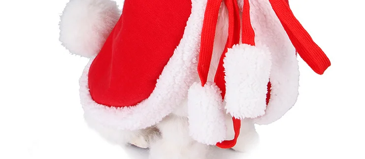 christmas pet dog cat clothes costume Christmas holiday large dog hat