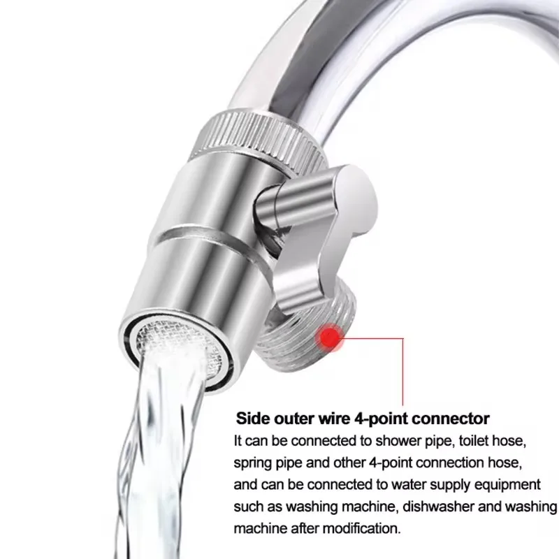 Switch Faucet Adapter Kitchen Sink Splitter Diverter Valve Water Tap Connector For Toilet Bidet Shower Kichen Accessories