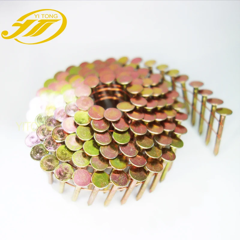 coil roofing nails with smooth shank