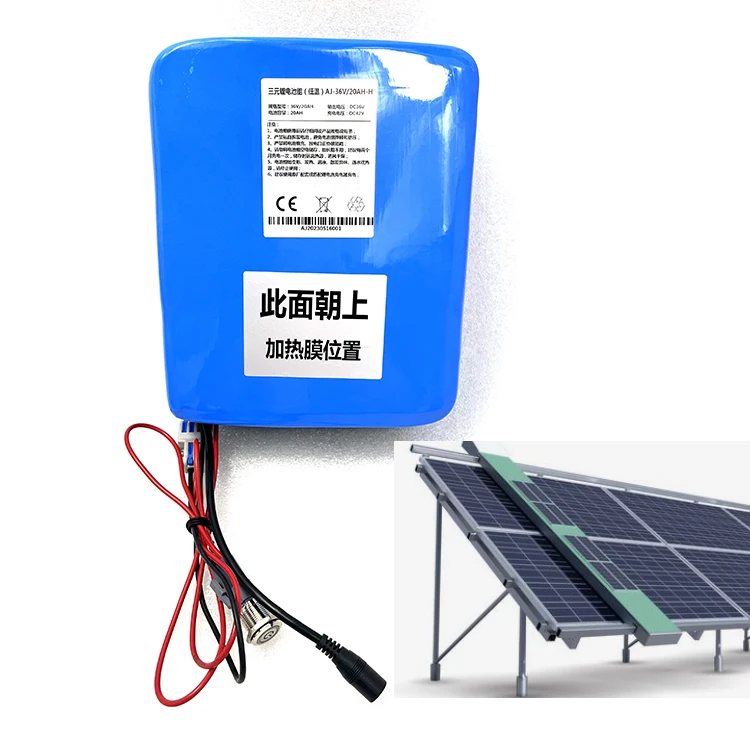 Solar Power Cleaning Battery 36V 20Ah Lithium ion Battery with Intelligent Self-heating System for Charging in -30 degrees