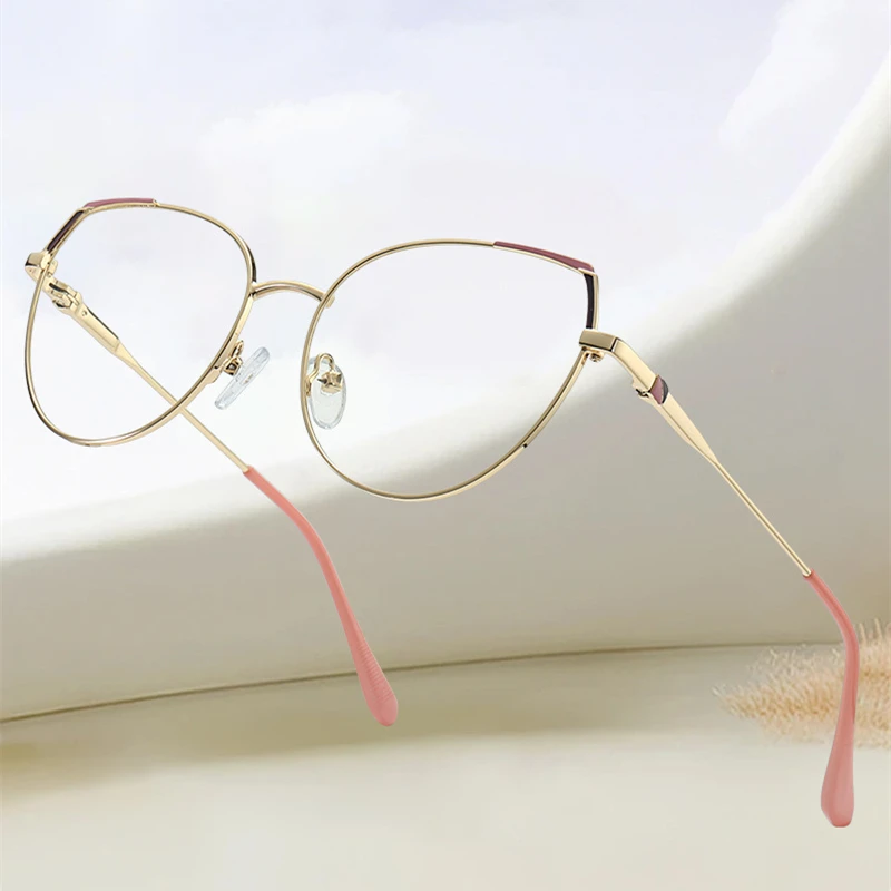 durable anti blue light spring hinge metal gold black circle irregular montures optiques en gros  spectacle frames for women