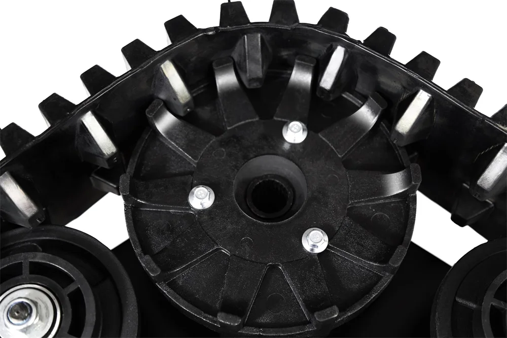 General purpose Kart UTV Trolley four rear wheels ATV Snow Sand snowmobile track assembly pedal push trailer