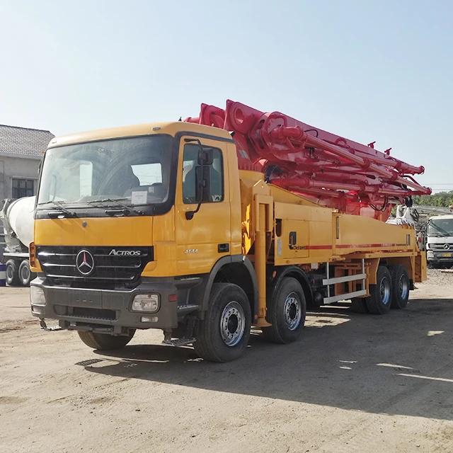 Used putzmeister 36m 46m mercedes actros 4141 construction concrete pumping trucks from China