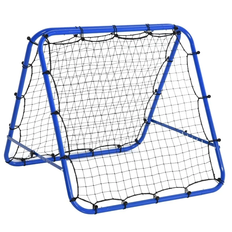 Dual-Sided Rebound Net Folding Soccer Rebound Wall for Passing and Shooting Practice Football Rebound Net