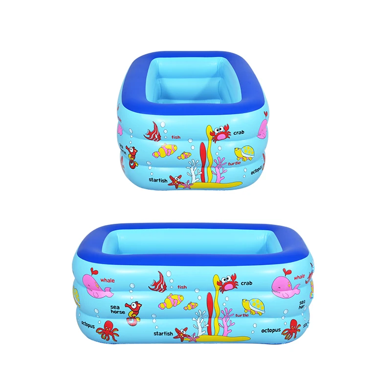 
180 cm Summer Cool Bath Pool,Fold able Swimming Pool,PVC Fold able Square Inflatable Swimming Pool For Sale 2021 