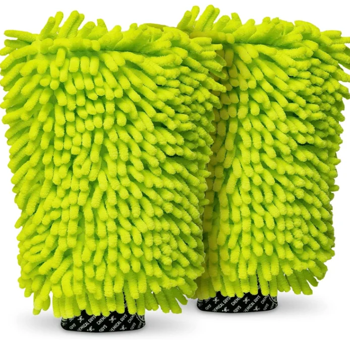 Microfiber Car Wash mitt Car cleaning Mitt Chenille Premium Scratch Free