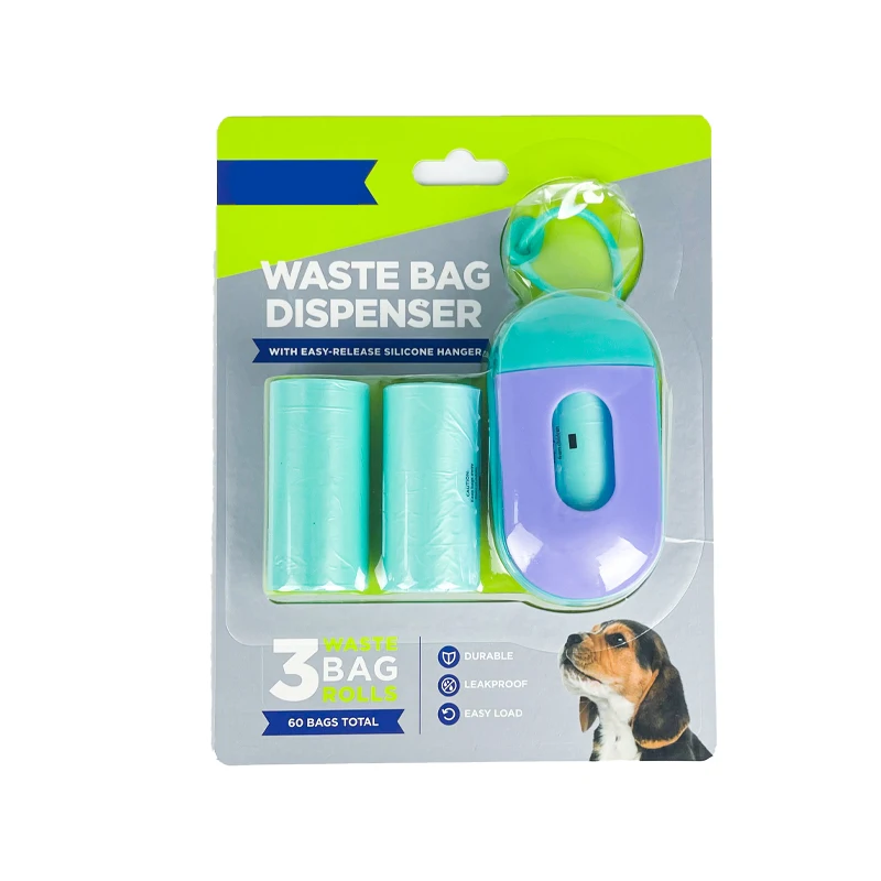Hot sale eco friendly corn starch private label dog poop bag