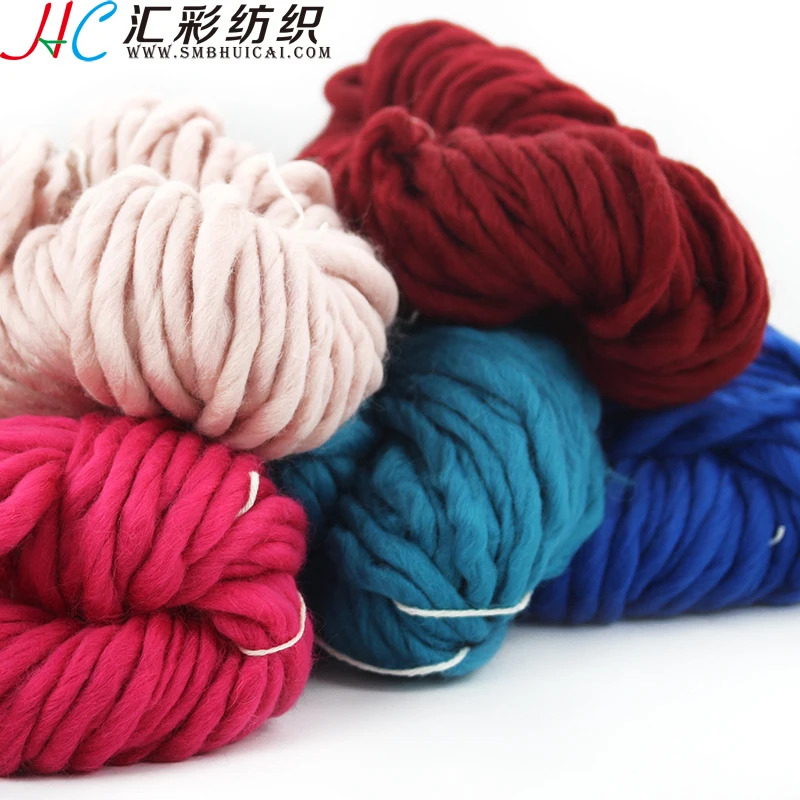 
crochet fancy yarn super thick merino yarn for knitting blankets cheap chunky wool 