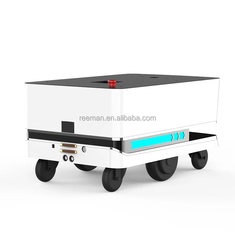 Robot Develop Autonomous Route Planning 80Kg Payload Smart Mobile 4Wd Chassis Robot Agv