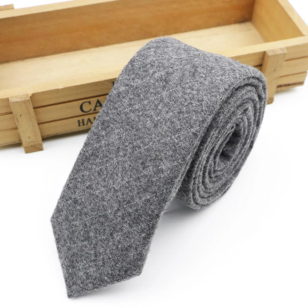 Европейский мужской галстук из шерсти и полиэстера, узкий галстук в полоску, повседневный галстук-бабочка в клетку, галстук в английском стиле, ширина 6 см
