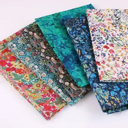 Flower Poplin Cotton Fabric Liberty Of London Print fabric