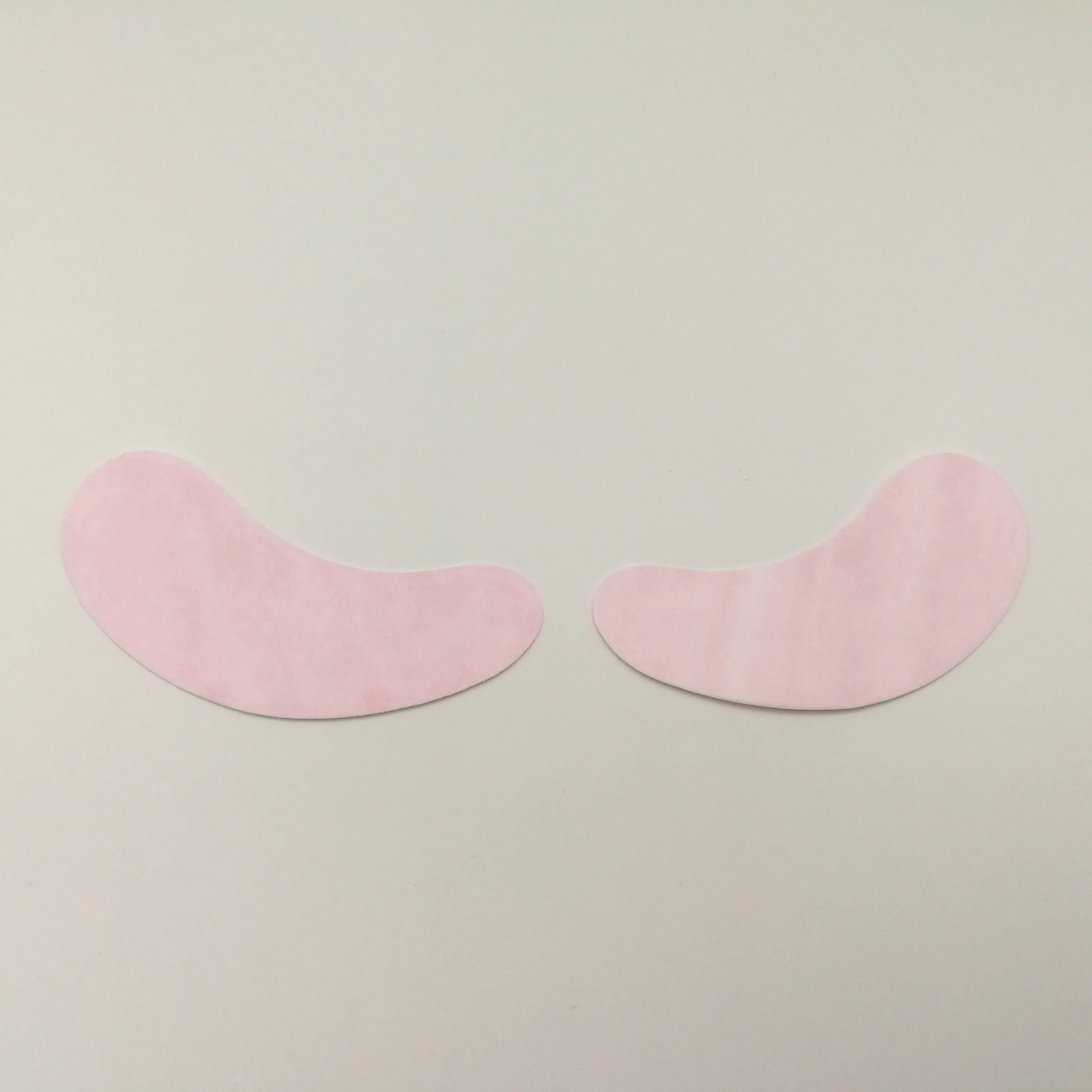 New arrival professional lint free white green pink under eye pads gel silicon eye patch for eyelash extensions eye gel pads