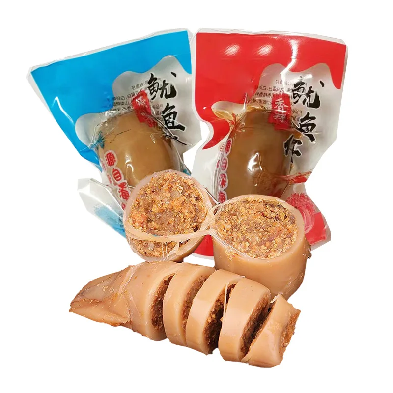 Wholesale ready to eat seafood fish snacks original spicy flavor flavored snacks squid fry squid snack
