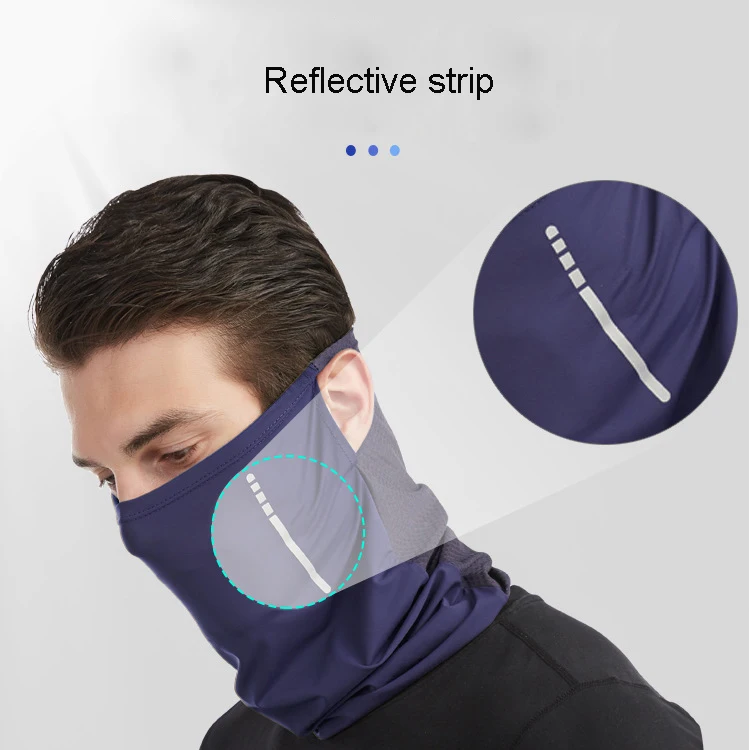 Outdoor Cycling Hiking Reflective Neck Gaiter Cover Scarf Bandana Bike Motorcycle Face Mask  Magic Scarf Women Men