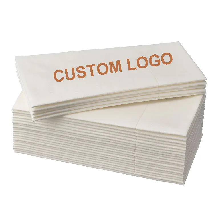 Soft airlaid disposable dust-free custom logo napkins tissue paper serviettes napkin