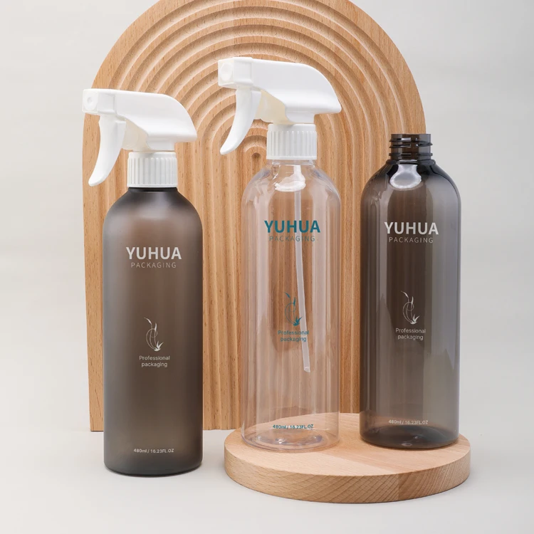 500ML 28-410 PET Lotion Pump Sprayer Bottles 250ml clear plastic bottle Manufacturers Plastic Empty Bottle Disc Top Screw Cap