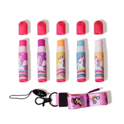 5-Pack Customized Private Label Fruit Flavors Lip Care Lip Makeup Hydrating Kids Lip Balm