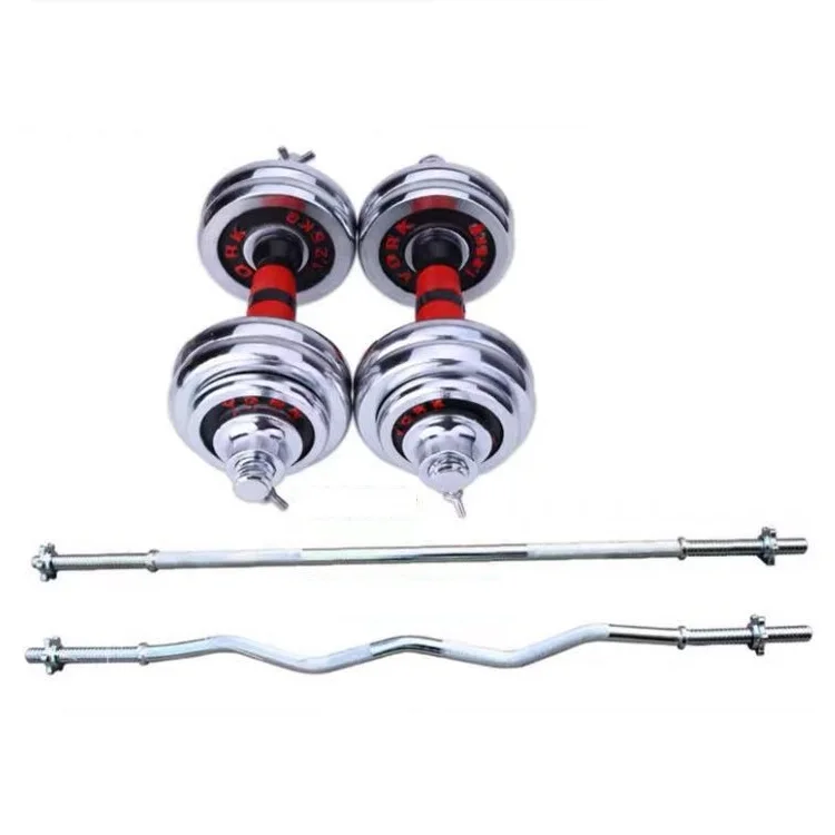
Hot selling in USA and Canada Home Fitness Equipment Adjustable Barbell Dumbbell 20 30 35 40 45 50 55 60 70 80 90 100kg 