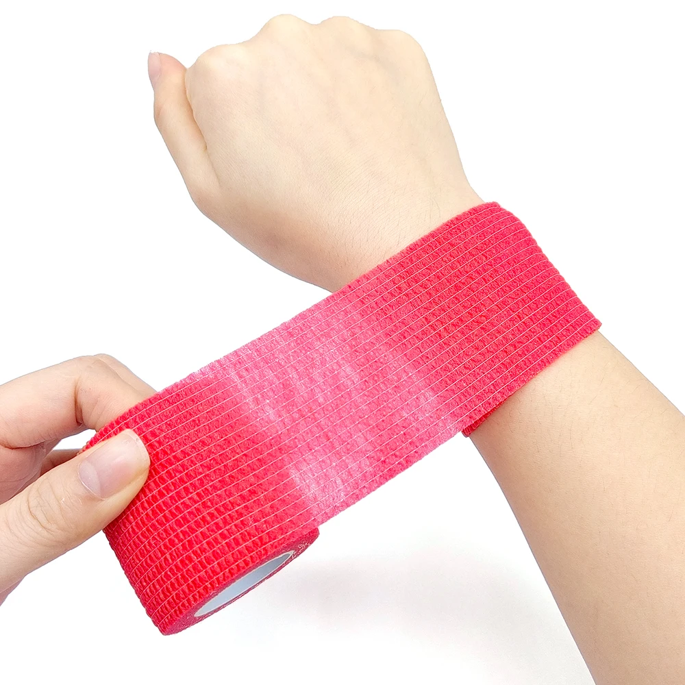Team Game Soccer non-woven self-adhesive bandage Sports Tape Cohesive Bandage/ Self Adherent Wrap Tape