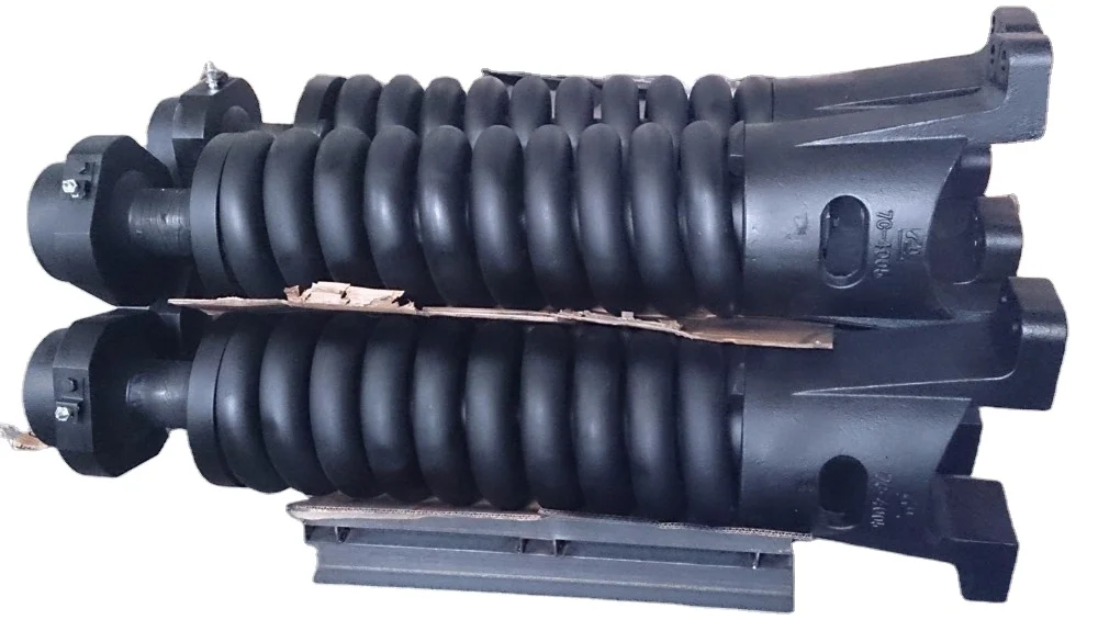 Excavator SK200 track adjuster recoil spring China Manufacture Track Adjuster Spring Cylinder Assembly