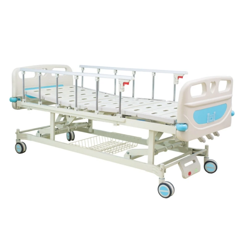 KS-S301yh Factory Manufacturer Hospital Furniture Clinic Patient Bed Three Function Manual 3 Crank Hospital Bed