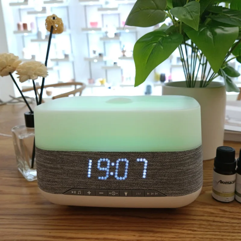 2022 new Aromatherapy scent air humidifier aroma diffusor with music speaker 300ml with 7 color light