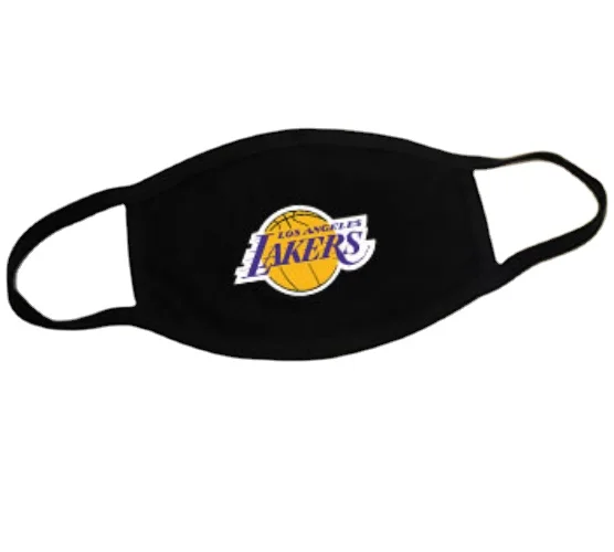Face Cover Filters NBA Team Printed Screen printing Black with NBA basketball team Logo NBA Basketball Sports face cover