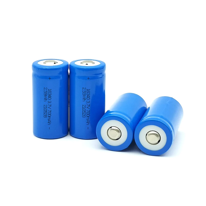 Rechargeable battery lithium-ion 3.7v CR123A ICR123A RCR123A ICR16340 CR16340 Li-ion Recharge Batteries