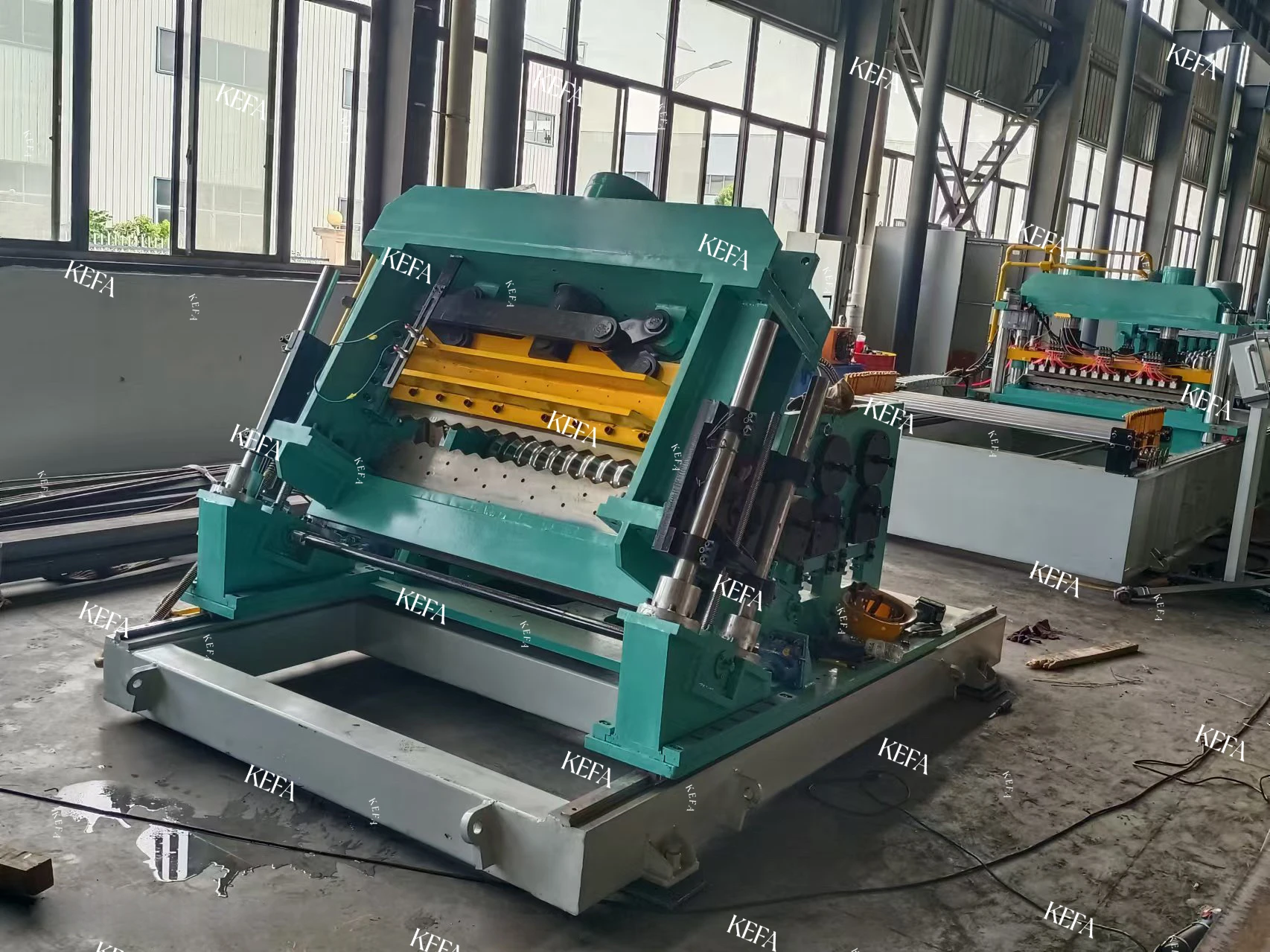 4mm spiral steel powder silo roll forming machine grain bin sheet machine silo sheet roll forming machine