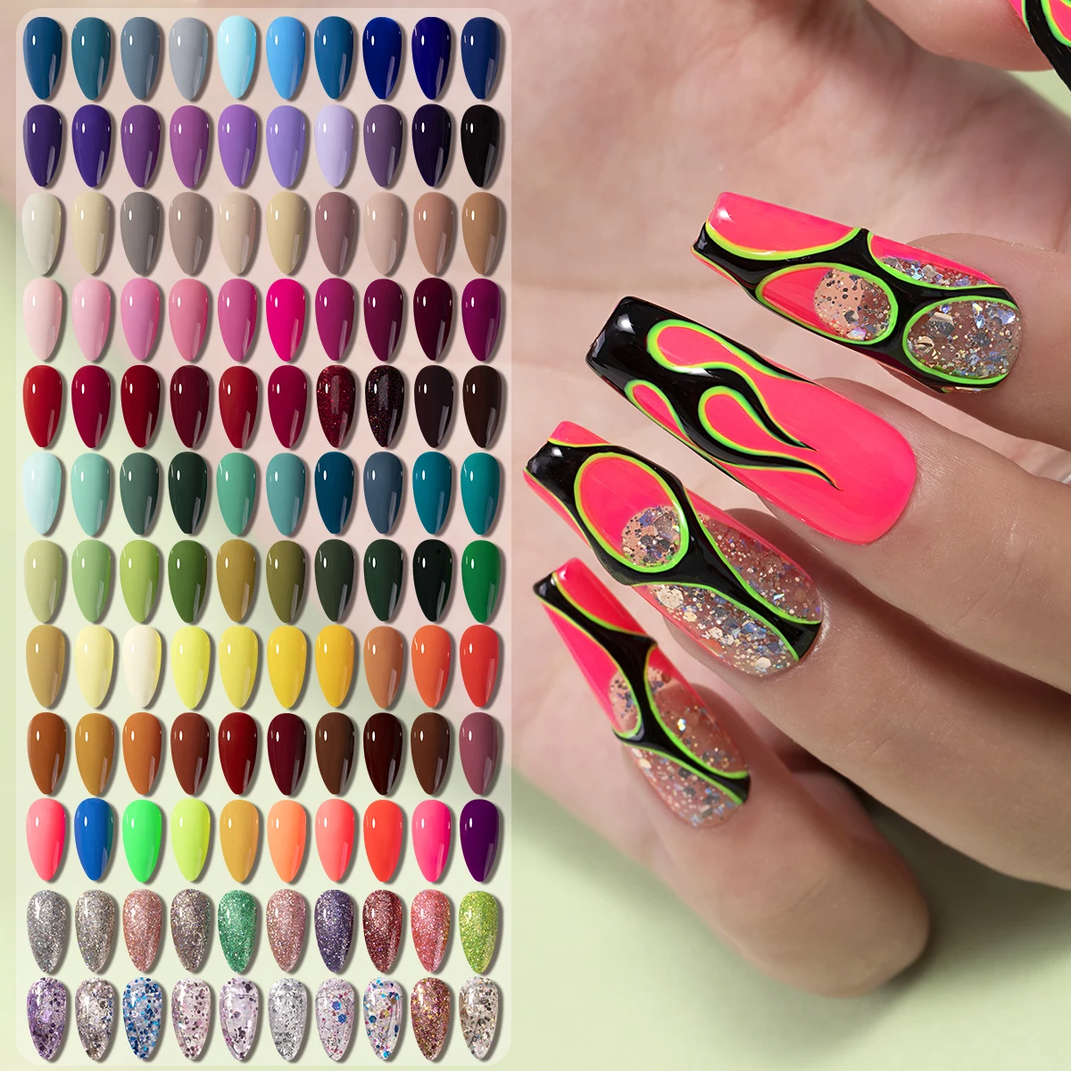 Popular and best-selling high-quality professional nail salon self owned brand impregnated with UV Gel Nail Polish