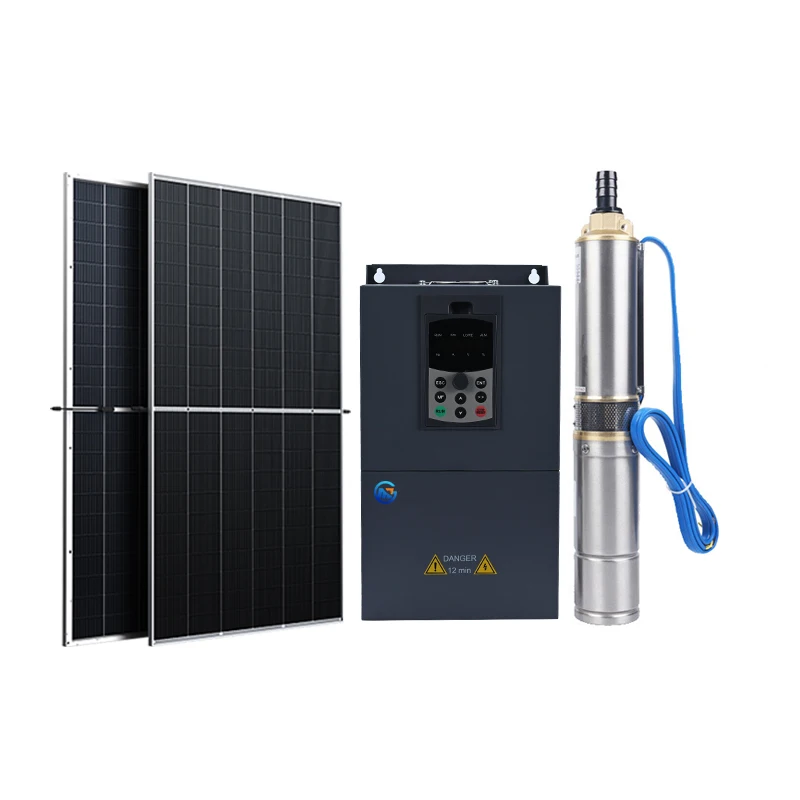 2023 Complete Kit hers pump solar water pump for agriculigh quality solar water pump system solar submture deep well Irrigation