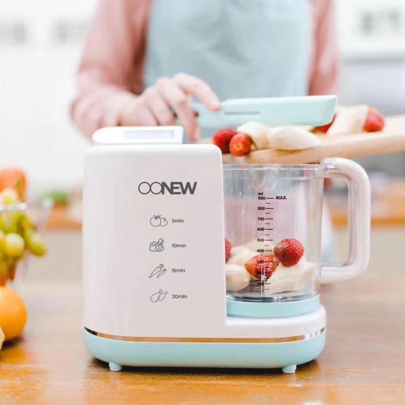 2021 Italian Style Smart Baby Food Maker/Baby Food Processor/Blender/Steamer with Touch Panel