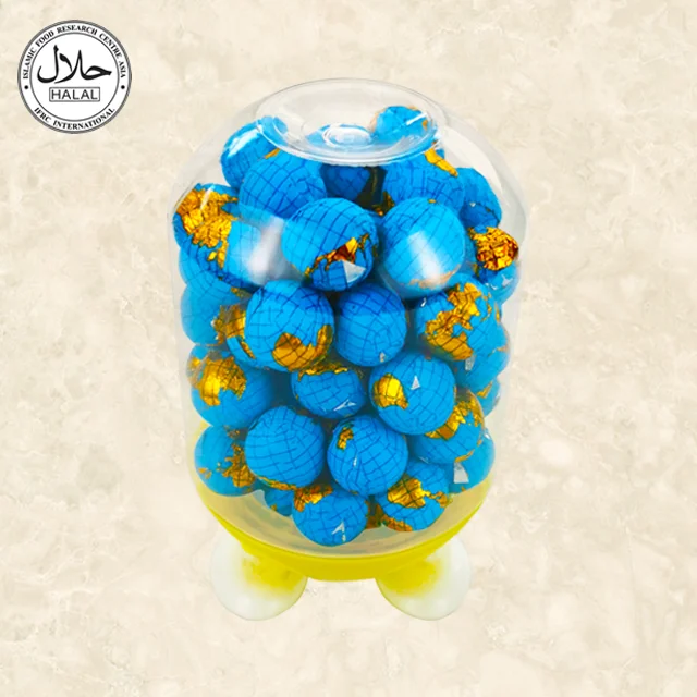 
Supply Colorful Packaging choco ball Shape Sweet Milk Chocolate Candy Halal Candies Low Price Wholesale 