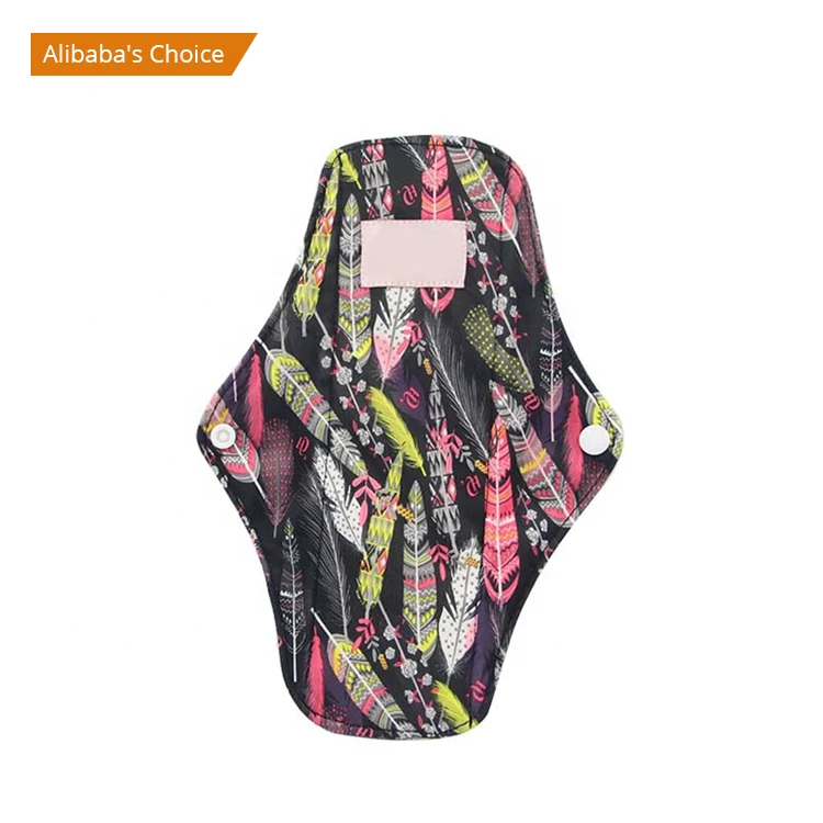 
New Pattern Accept Custom feminine hygiene reusable pads sanitary napkins pads 