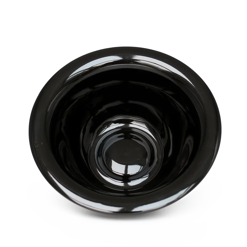 Черная керамическая чаша для бритья, чашка для бритья, чаша для мыла для бритья