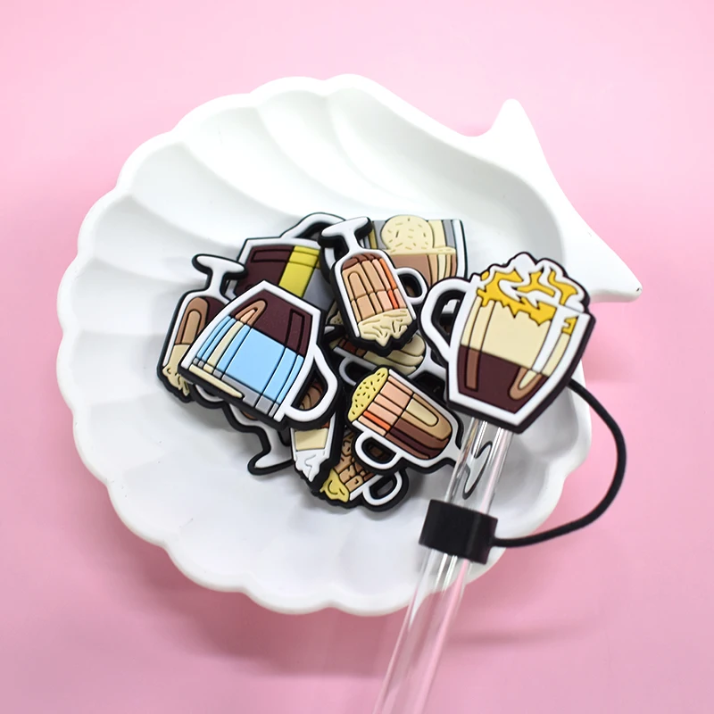 Straw Toppers For Tumbers Wholesale Pvc Straw Toppers Dodgers Ice Cream Straw Topper Outdoors Drinkware Accessories