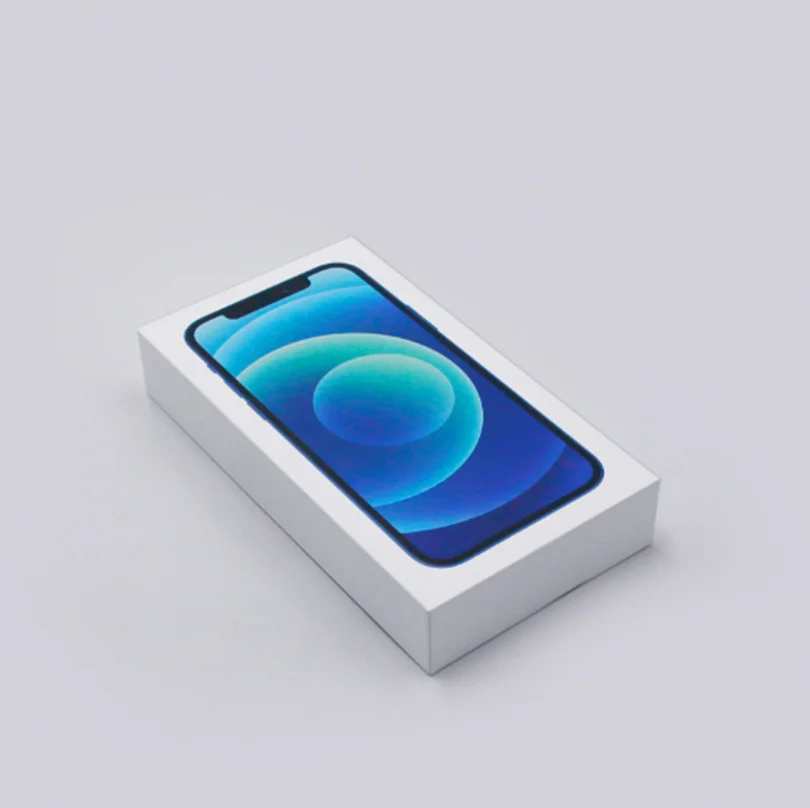 Accept Custom Logo General model white 165*90*30mm coated paper box for packaging phone in stock