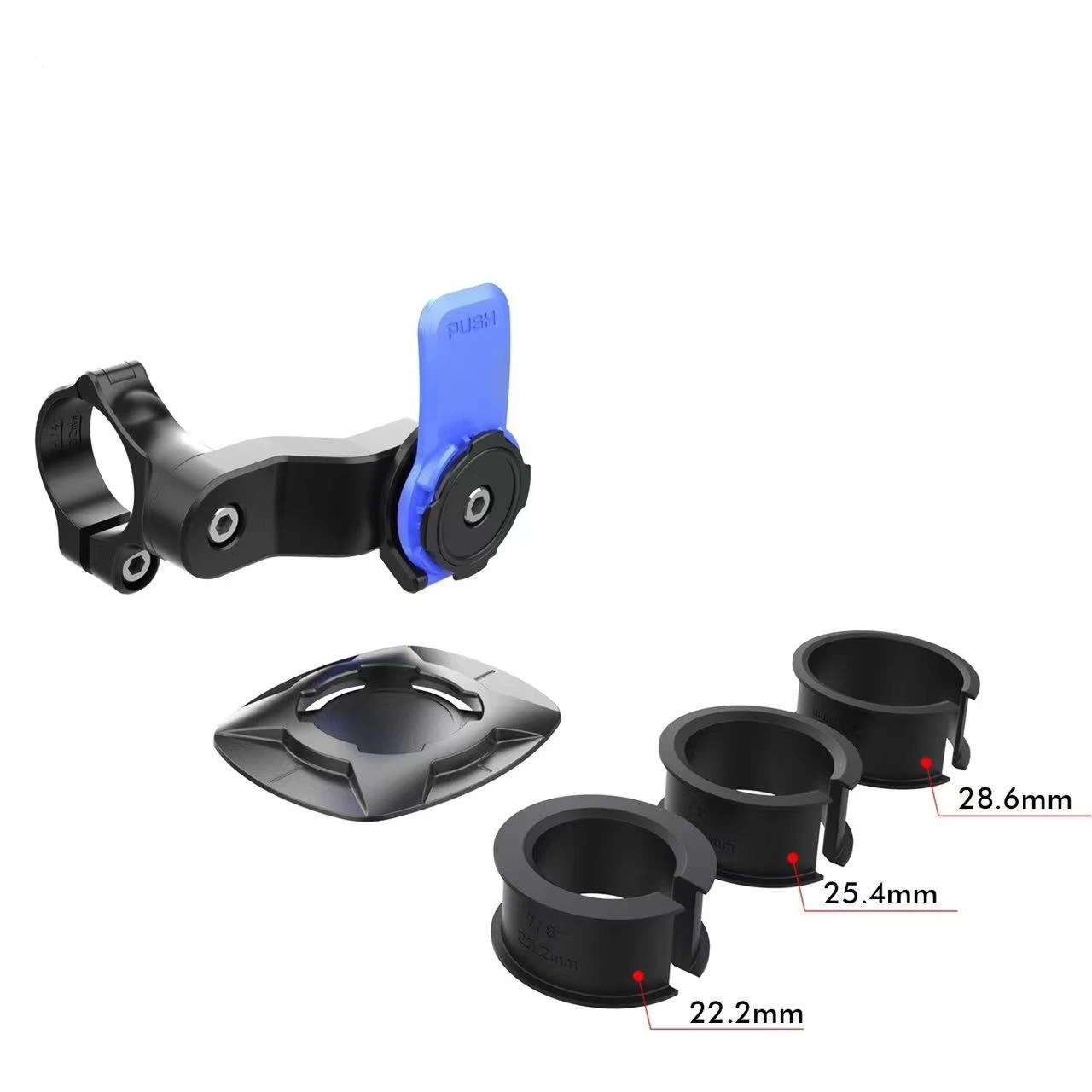Motorcycle Handlebar Mount for iPhone and Samsung Galaxy Phones for bike bicycle