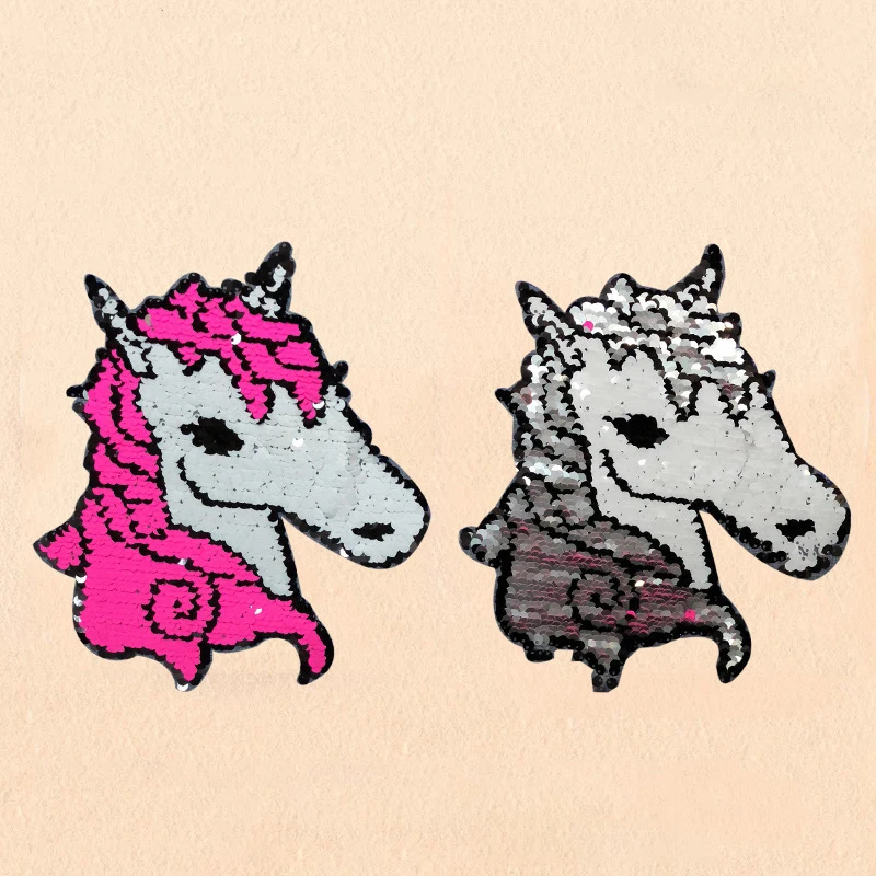 342 Different Styles Stocking Sequin Patch Design Custom Embroidery Reversible Sequin Appliques Patches for Clothing Dresses