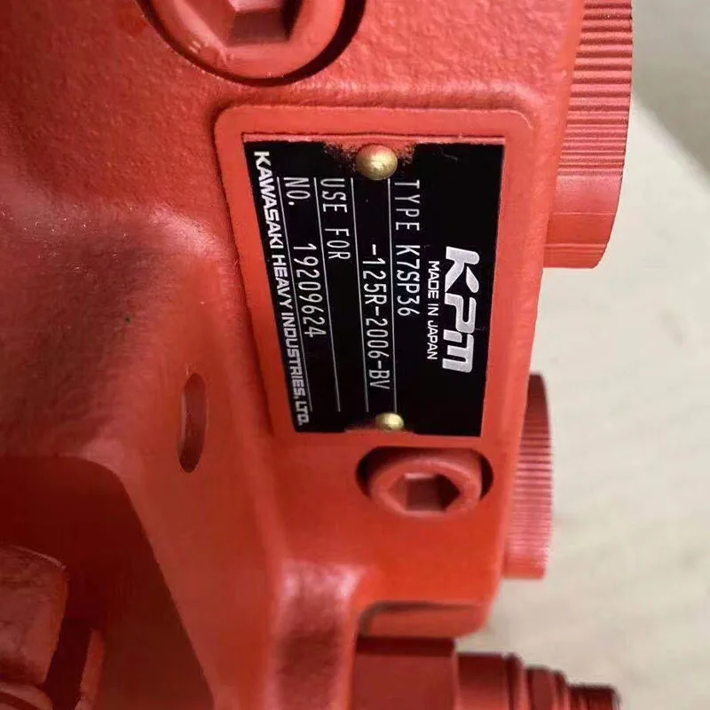 Kawasaki K7SP36 Hydraulic Pump Is Suitable for Shandong CAT 80 Red 85 Liugong Mountain Weight 907 908D Excavator